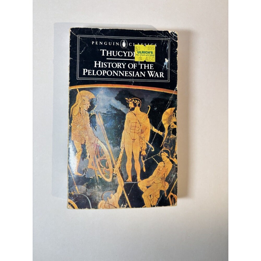 Penguin Classics Thucydides The Peloponnesian War 1988 PB ACCEPTABLE